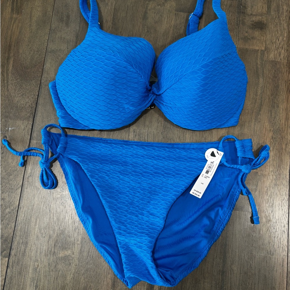 Victoria's Secret Vibrant Blue Bikini Set